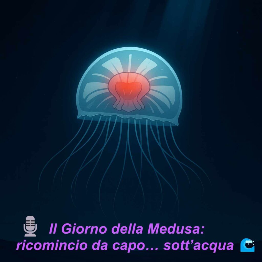 🎙️Il Giorno della Medusa Ricomincio da capo… sott’acqua